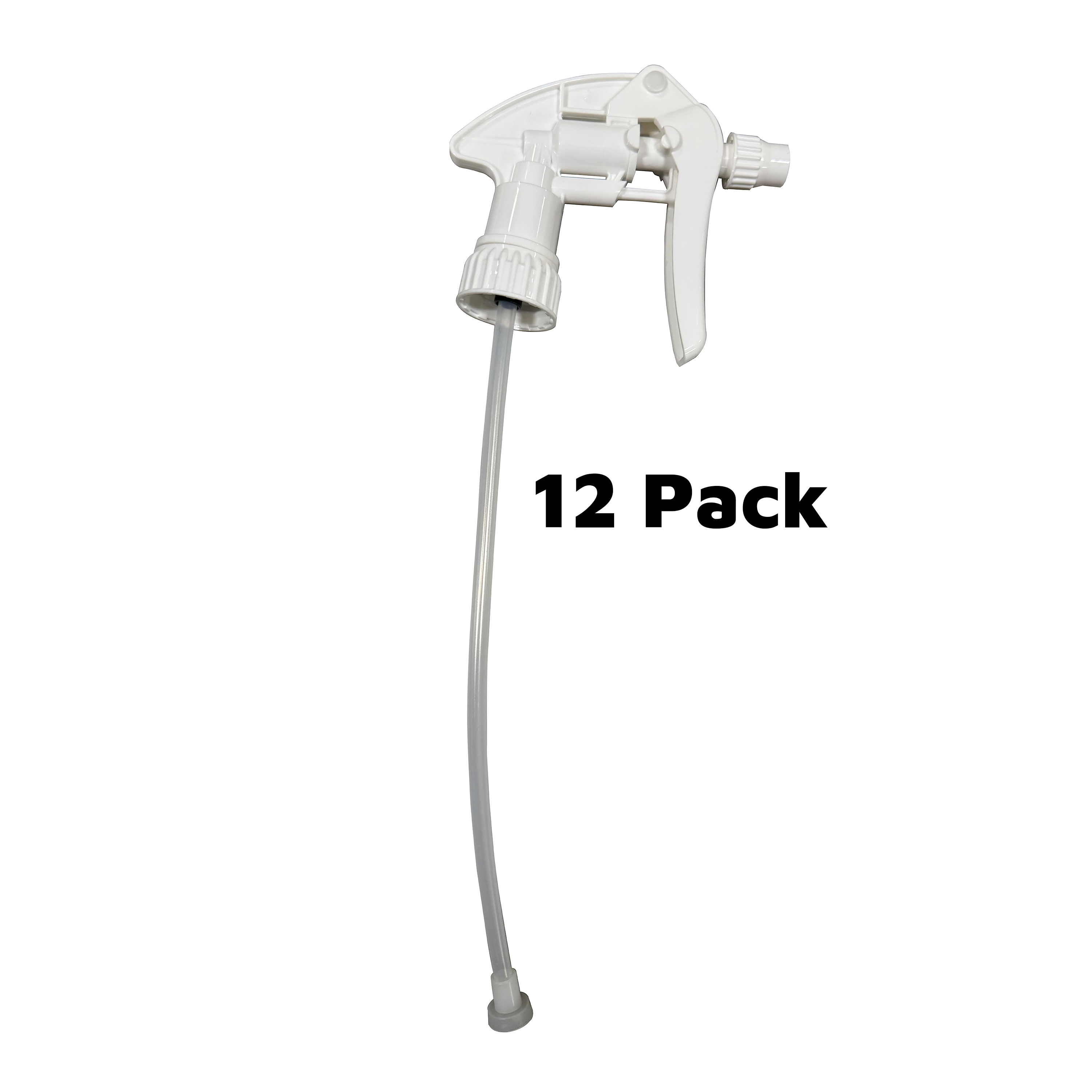 BURCO WINDOW GLO- 12 PACK WHITE TWIST TIP TRIGGER SPRAYERS